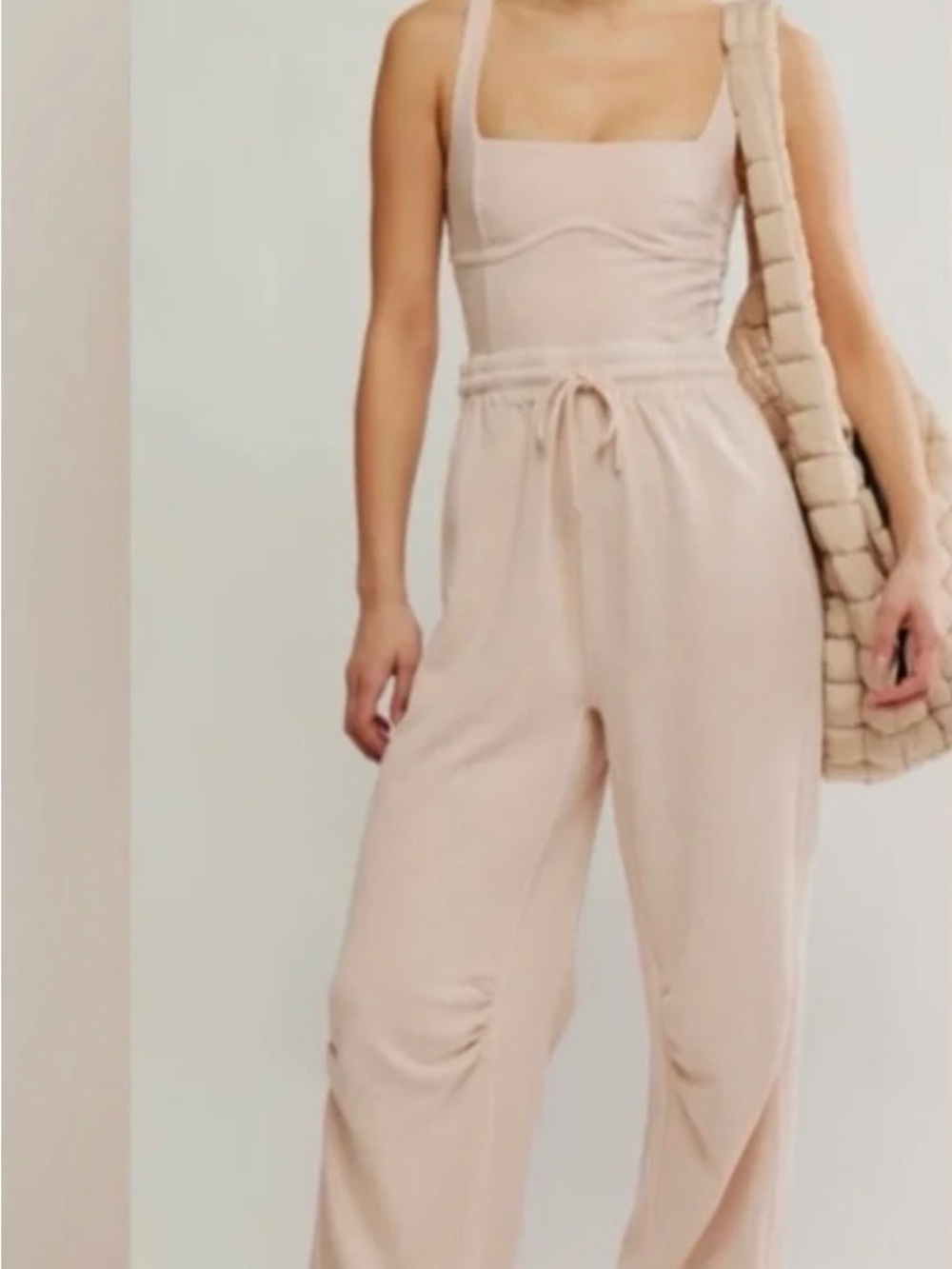 Free People Movement Inbound Onesie Size M in Cashmere